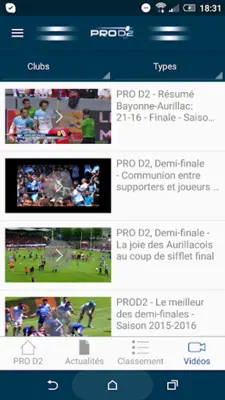 Ligue Nationale de Rugby android App screenshot 9