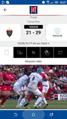 Ligue Nationale de Rugby android App screenshot 13