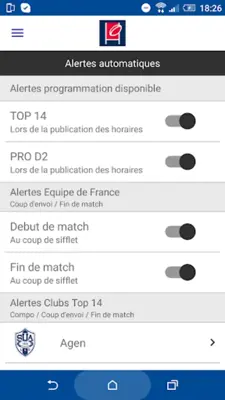 Ligue Nationale de Rugby android App screenshot 7